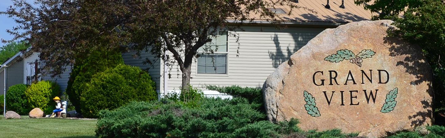 Grand View rock with title "Grand View"